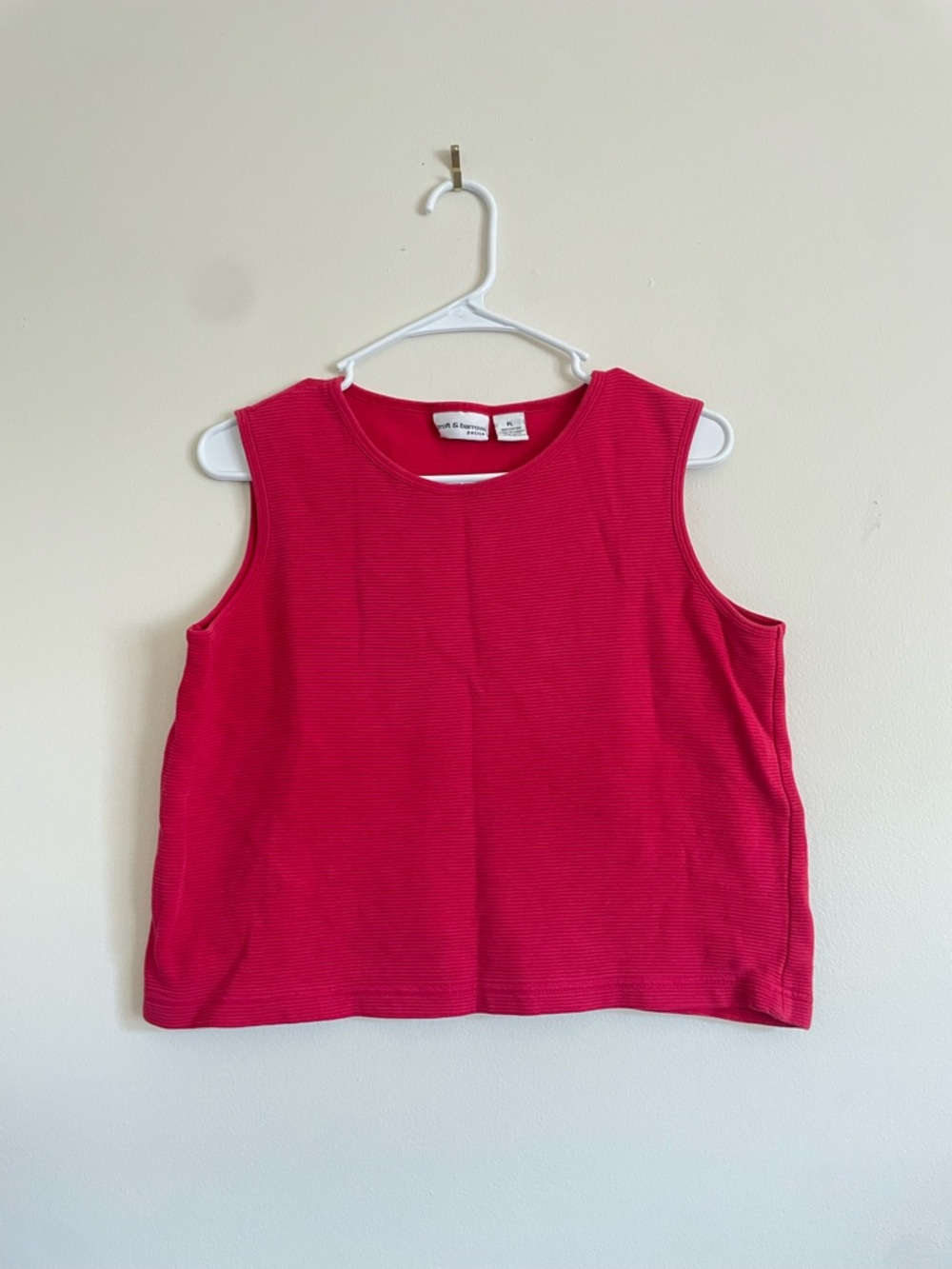 Vintage Croft & Barrow Cotton crop top